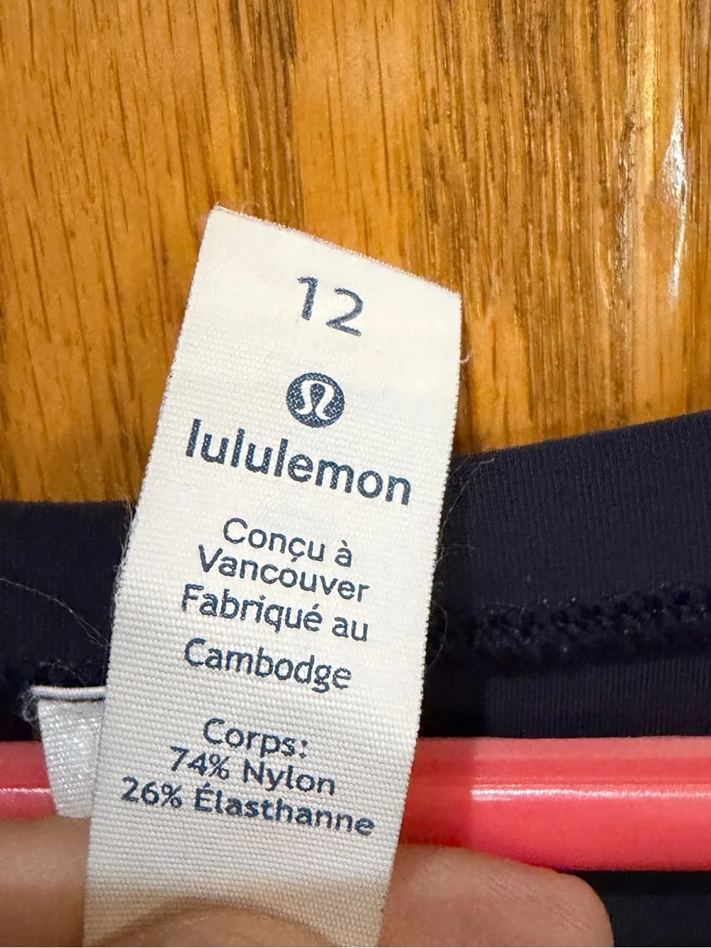 lululemon athletica Navy Sleeveless Performance Tank